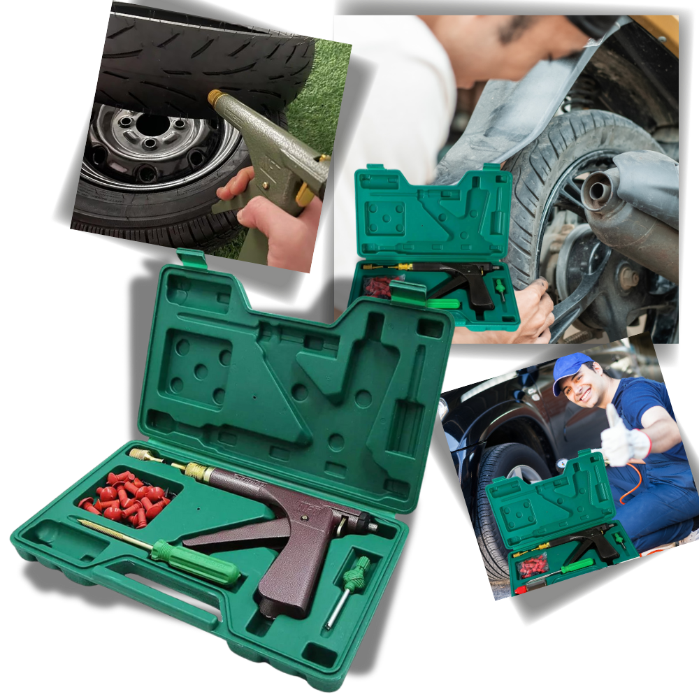 Kit de réparation automatique et universel de crevaisons de pneus