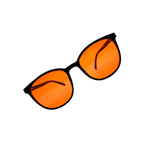 Lunettes rouges anti-fatigue à filtre bleu
