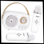 Mini Karaoké Bluetooth à double micro pour enfants