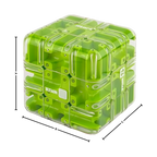 Cube labyrinthe Brain Builder puzzle 3D à bille