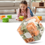 Cube labyrinthe Brain Builder puzzle 3D à bille