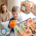 Cube labyrinthe Brain Builder puzzle 3D à bille
