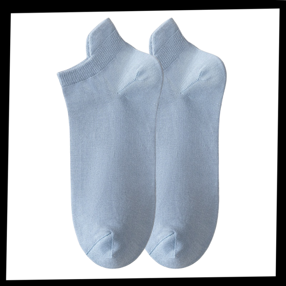 Soquettes respirantes en coton doux