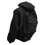 Sweat à capuche avec sac à dos intégré
