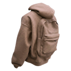 Sweat à capuche avec sac à dos intégré