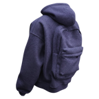 Sweat à capuche avec sac à dos intégré