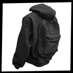 Sweat à capuche avec sac à dos intégré