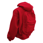 Sweat à capuche avec sac à dos intégré