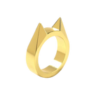 Bague d'autodéfense oreilles de chat