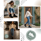 Mocassins en cuir élégants à semelles épaisses