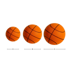 Ballon de basket silencieux, amusant et coloré