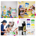 Magnets éducatifs colorés