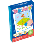 Kit peinture à pois et raclette pour enfants