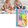 Kit peinture à pois et raclette pour enfants