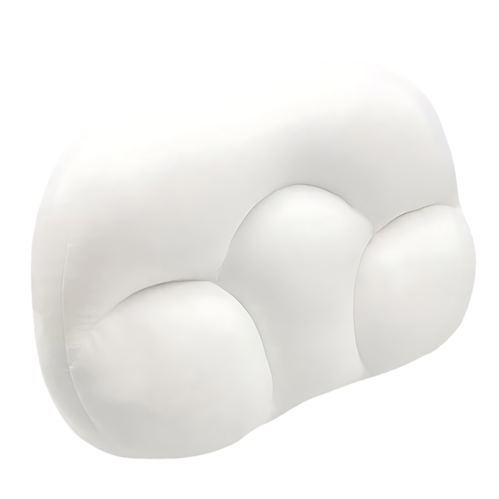Oreiller en forme de nuage rafraîchissant à microbilles