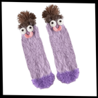 Chaussettes Funky en velours corail