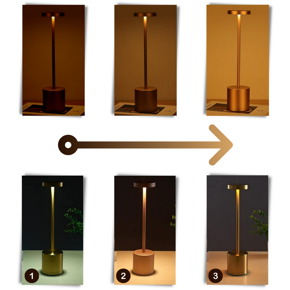 Lampe de table rechargeable sans fil