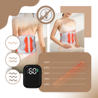 Ceinture massante et chauffante avec corset pour sciatique