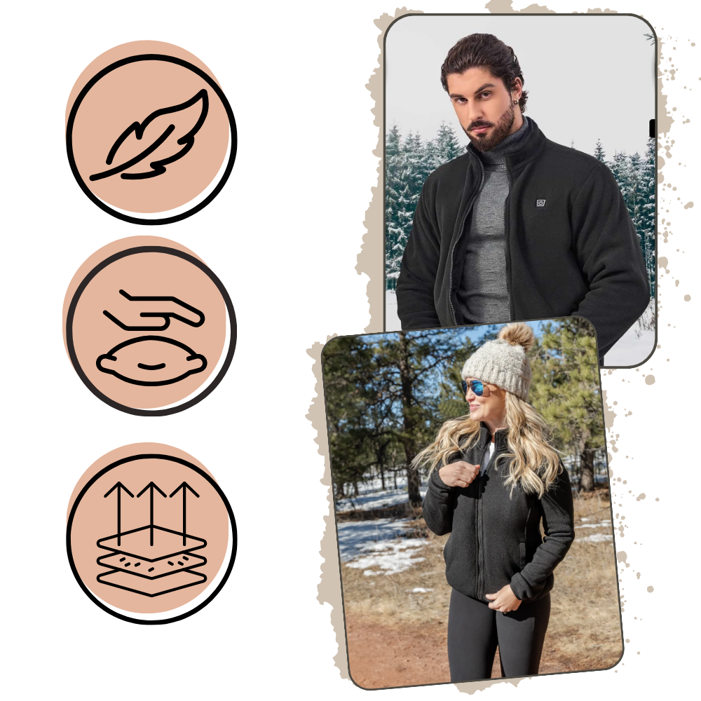 Veste polaire chauffante