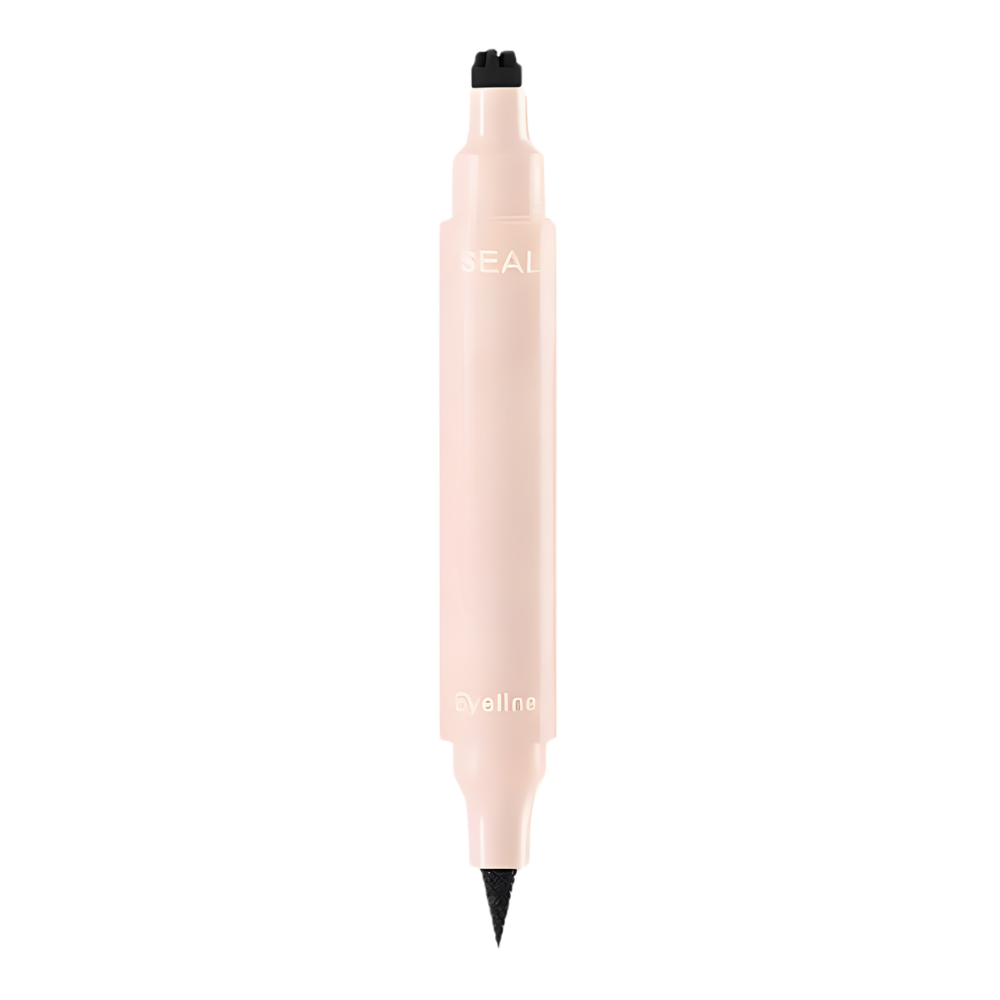 Eyeliner double têtes avec tampons de motifs