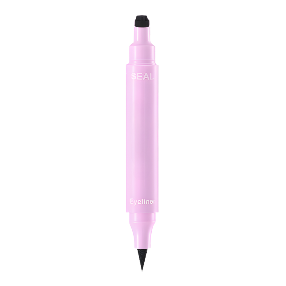 Eyeliner double têtes avec tampons de motifs
