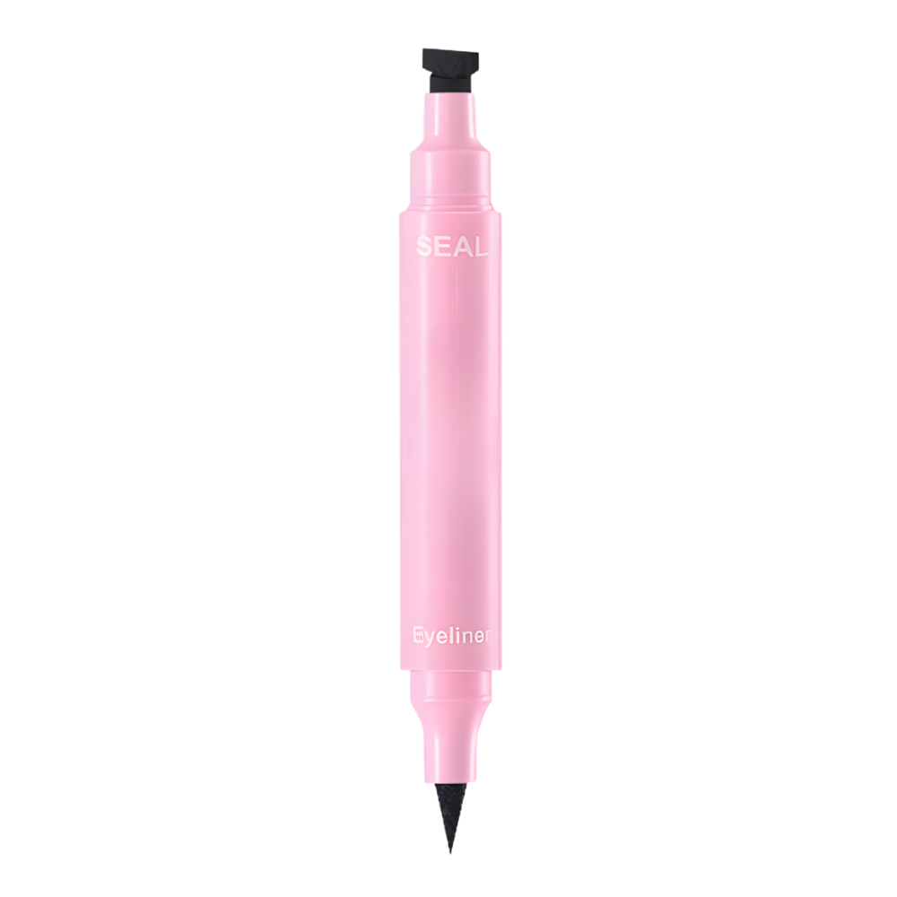 Eyeliner double têtes avec tampons de motifs