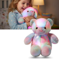 Peluche lumineuse LED en forme d'ourson