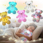 Peluche lumineuse LED en forme d'ourson