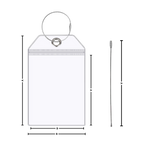 Porte-étiquettes à bagages imperméable et personnalisé