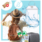 Porte-étiquettes à bagages imperméable et personnalisé