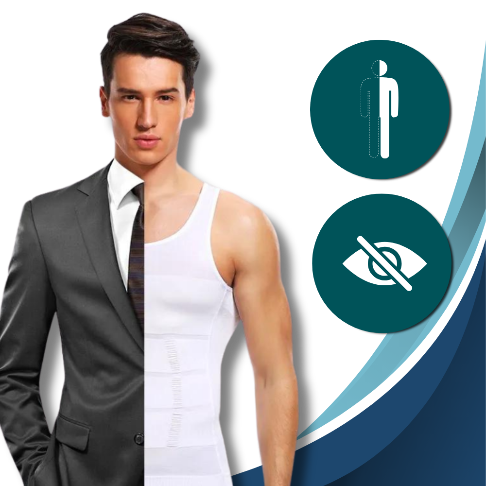 Maillot de corps amincissant discret pour hommes