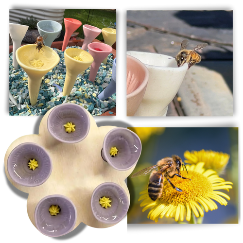 Abreuvoirs pour abeilles discrets et attrayants