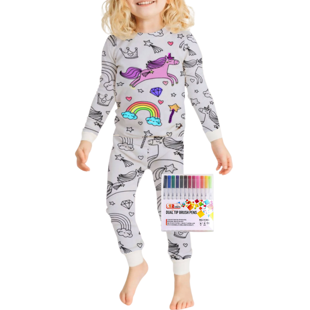 Pyjama à colorier