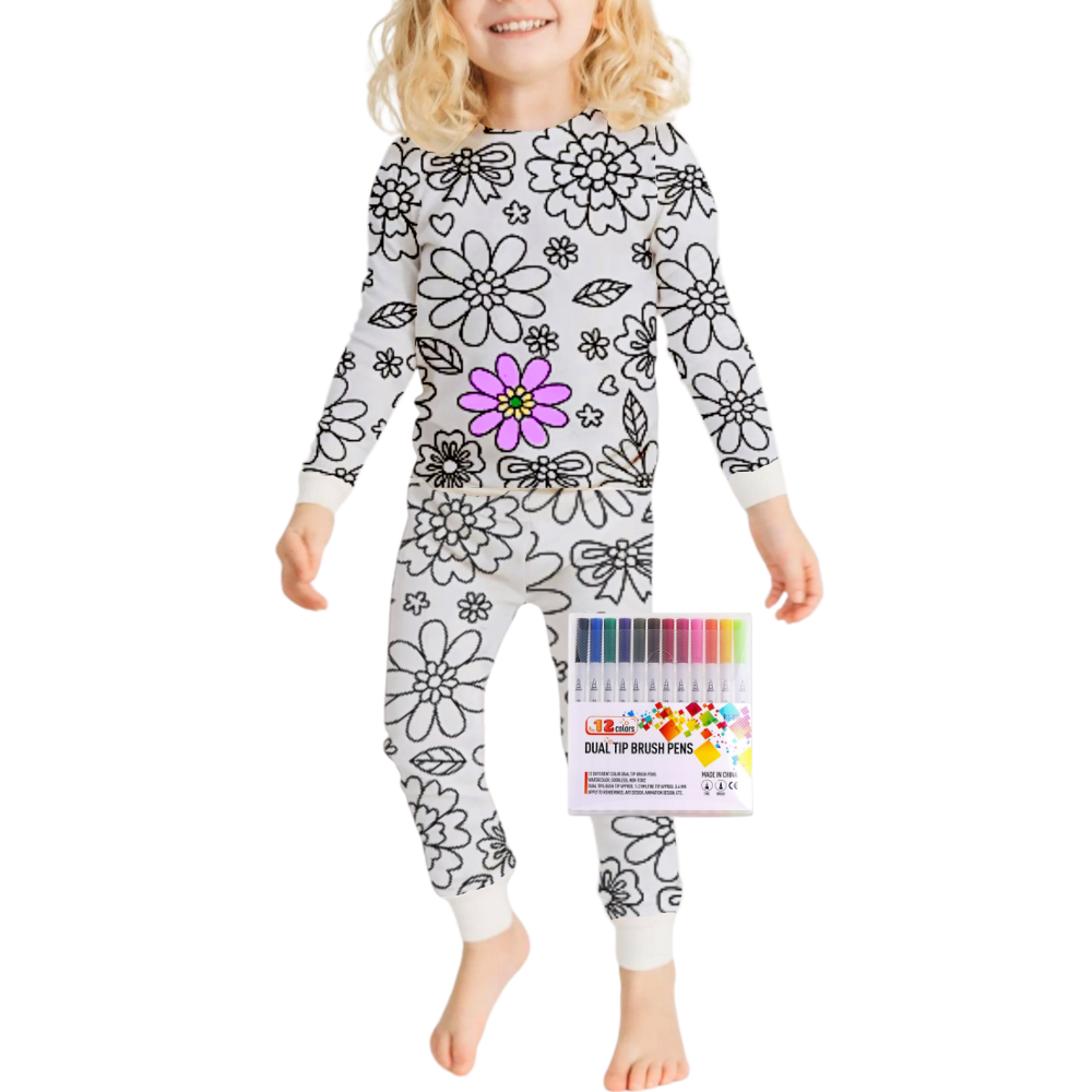 Pyjama à colorier