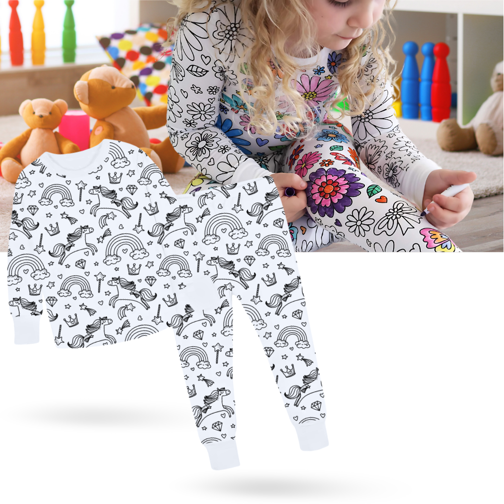 Pyjama à colorier