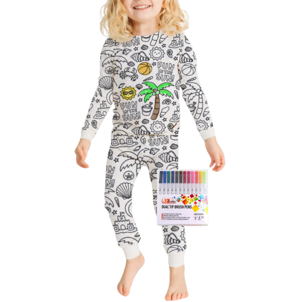 Pyjama à colorier
