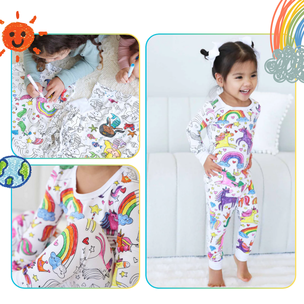 Pyjama à colorier