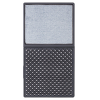 Tapis désinfectant à double zone de nettoyage