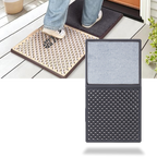Tapis désinfectant à double zone de nettoyage