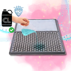 Tapis désinfectant à double zone de nettoyage