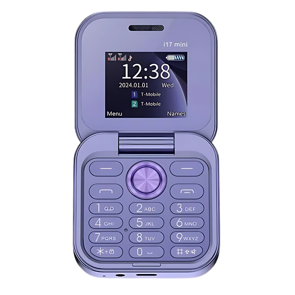 Téléphone portable pliable Dual Sim