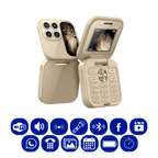 Téléphone portable pliable Dual Sim
