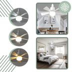 Ventilateur de plafond avec lampe