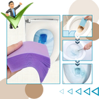 Feuilles nettoyantes écologiques pour les toilettes
