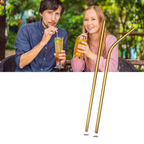 Paille réutilisable en acier inoxydable