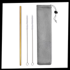 Paille réutilisable en acier inoxydable