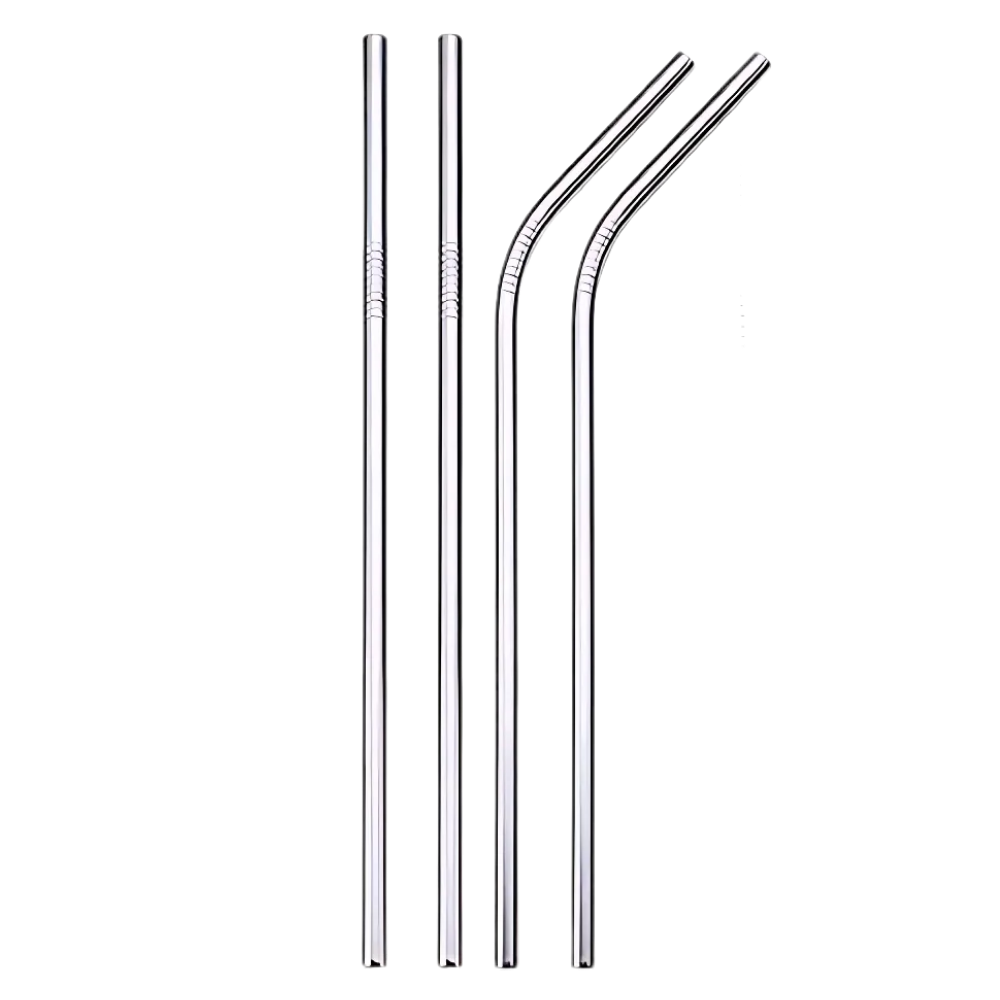 Paille réutilisable en acier inoxydable
