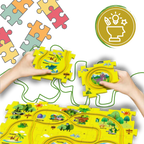 Puzzle piste de voitures éducatif et amusant