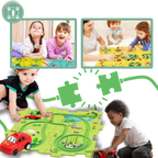 Puzzle piste de voitures éducatif et amusant