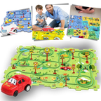 Puzzle piste de voitures éducatif et amusant